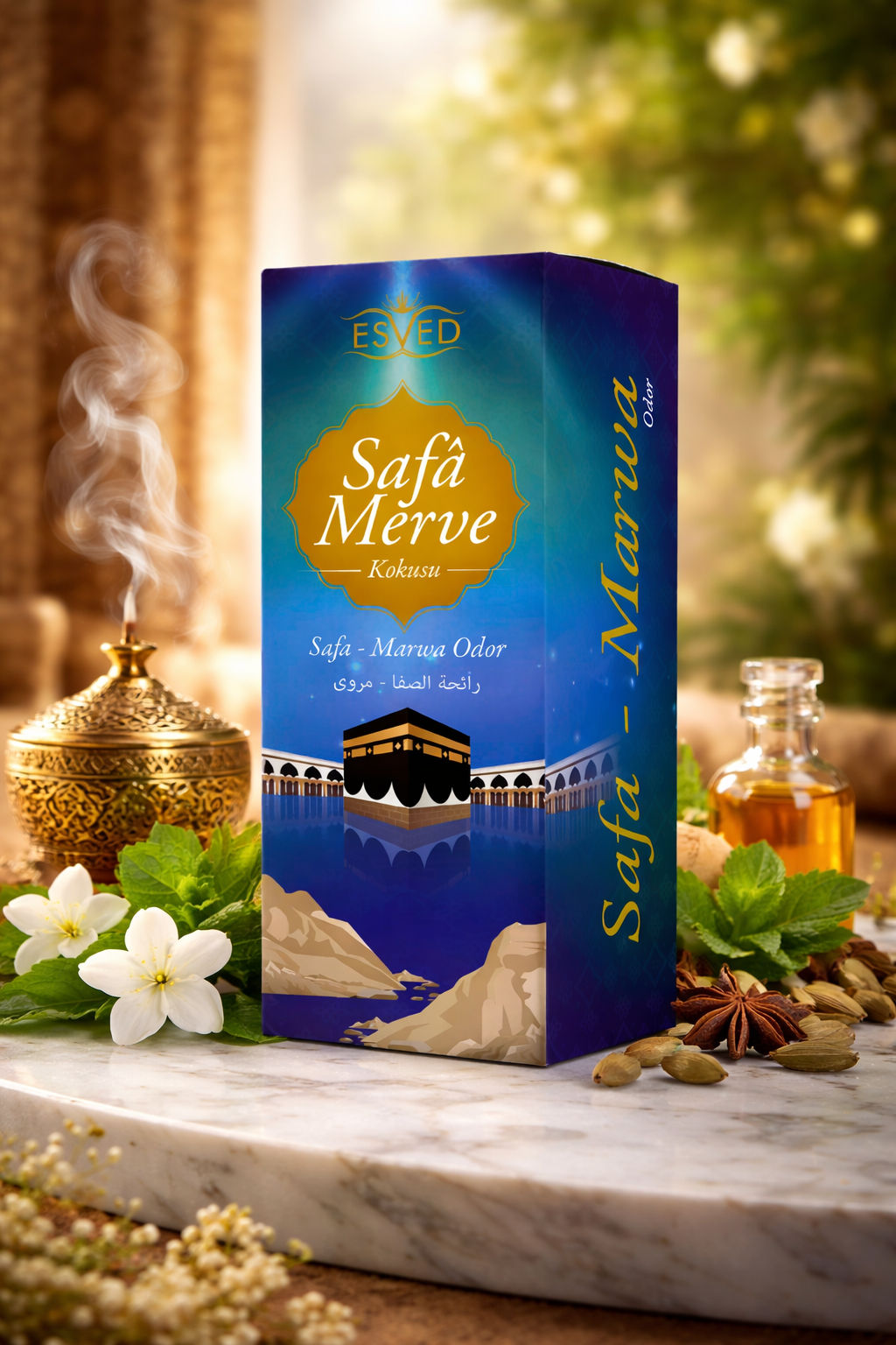 Safa & Merve Kokusu Alkolsüz Oda Kokusu Sprey 400 ml | Kalıcı Cami, Ev ve Mescit Kokusu