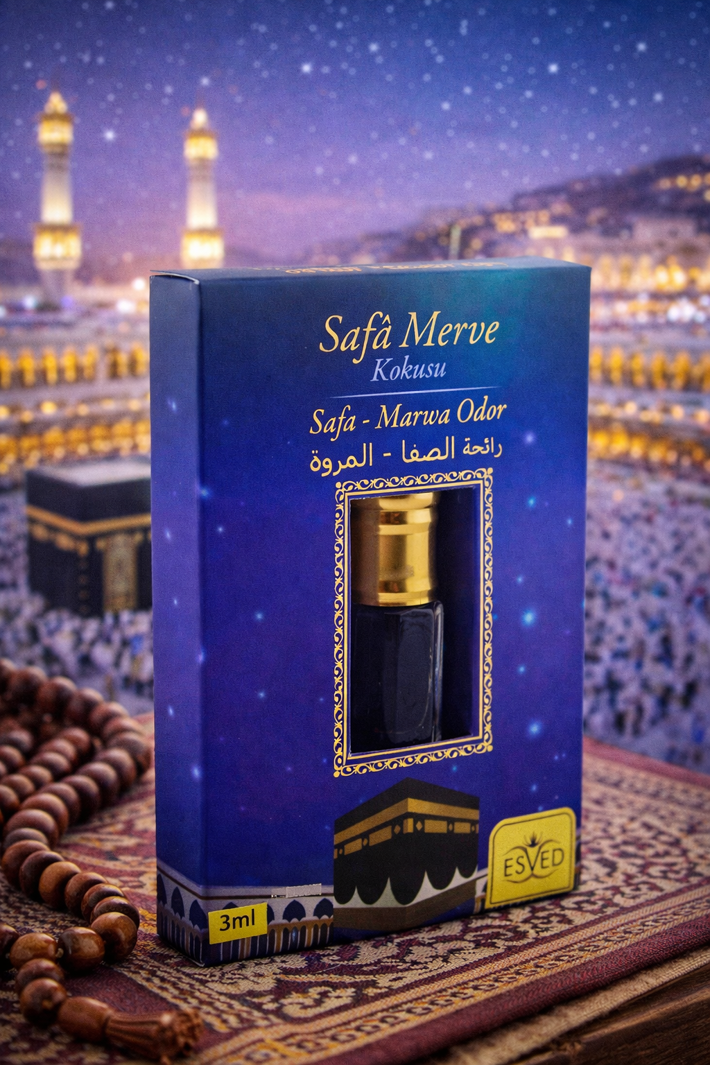 Safa Merve Kokusu Alkolsüz Roll On Parfüm 3 ml – Kalıcı Esans, Hediyelik Kutulu