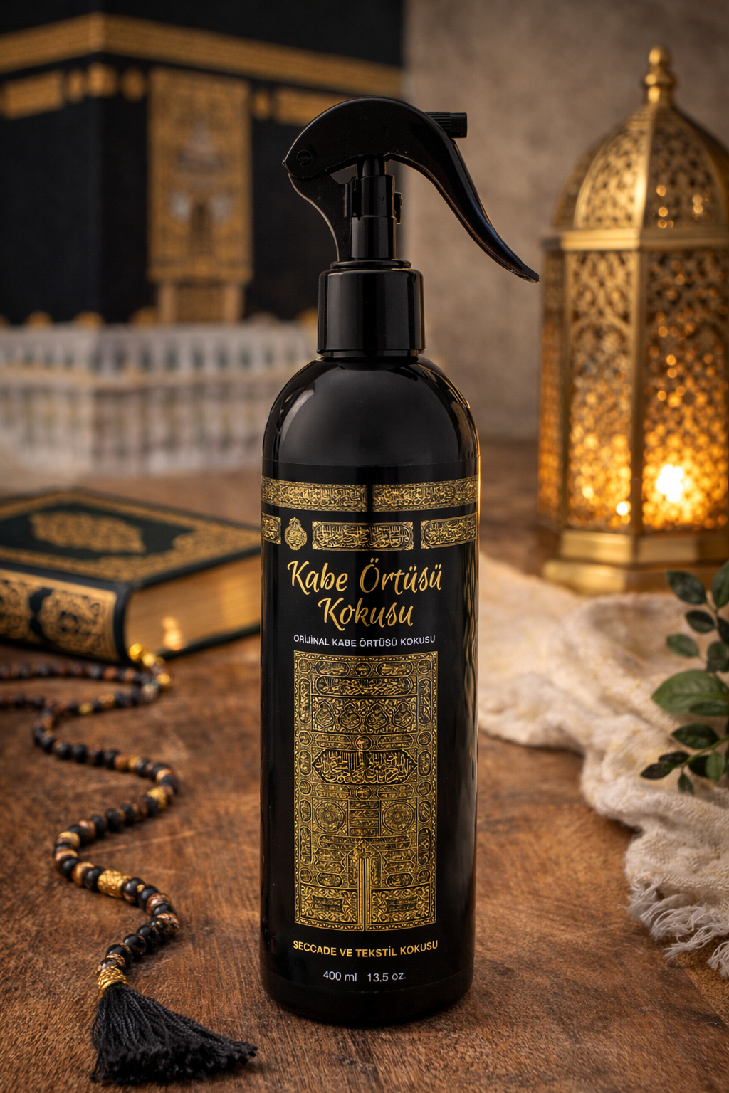 Kabe Örtüsü Kokusu Alkolsüz Oda Spreyi 400 ml | Kalıcı Cami, Ev ve Mescit Kokusu