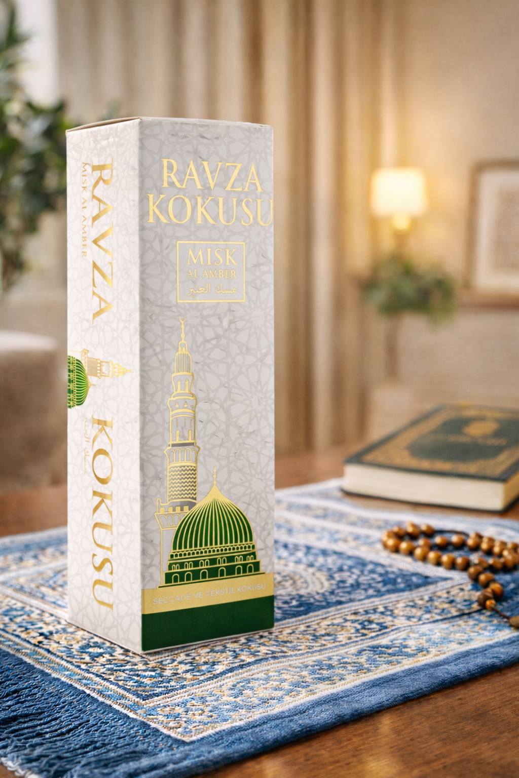 Medine Ravza Kokusu Alkolsüz Sprey Oda Kokusu 400 ml | Kalıcı Cami, Ev ve Mescit Kokusu