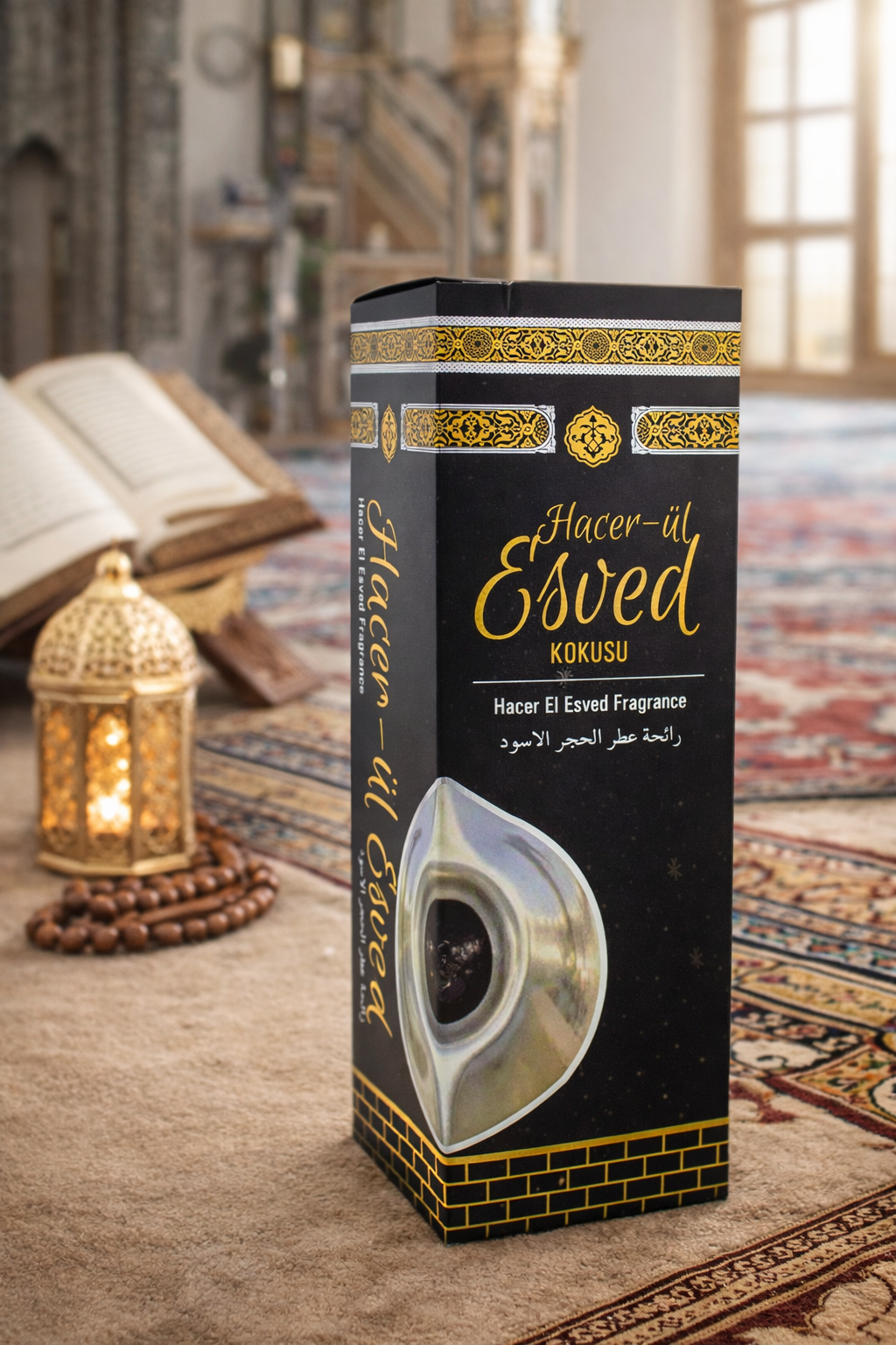 Hacerül Esved Kokusu Alkolsüz Oda Spreyi 400 ml | Kalıcı Cami, Ev ve Mescit Kokusu