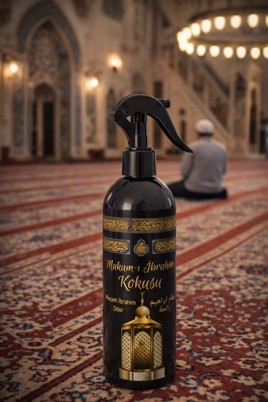 Makamı İbrahim Kokusu Alkolsüz Oda Kokusu Sprey 400 ml | Kalıcı Cami, Ev ve Mescit Kokusu