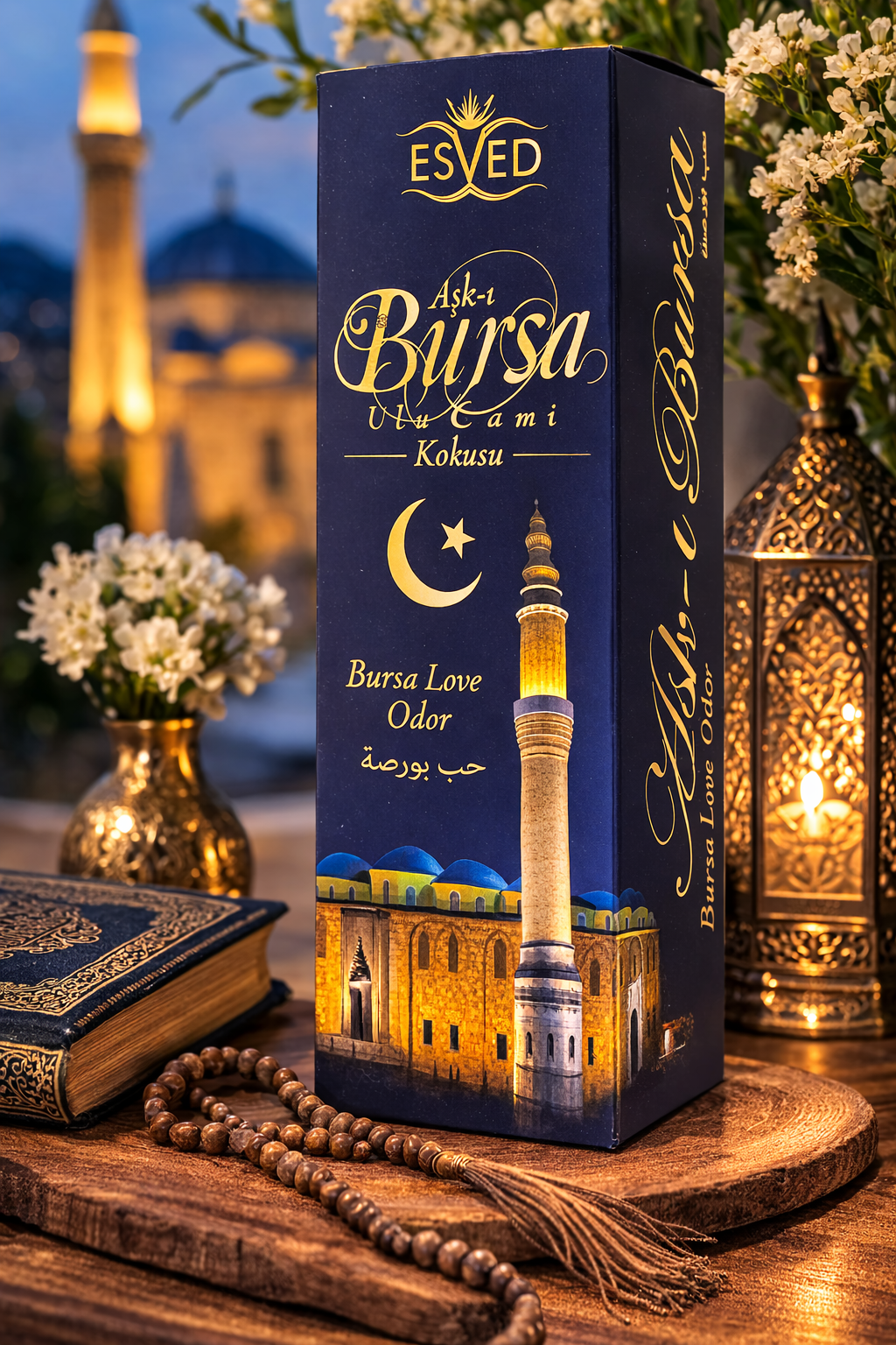 Bursa Ulu Cami Kokusu Alkolsüz Oda Kokusu Sprey 400 ml | Kalıcı Cami, Ev ve Mescit Kokusu