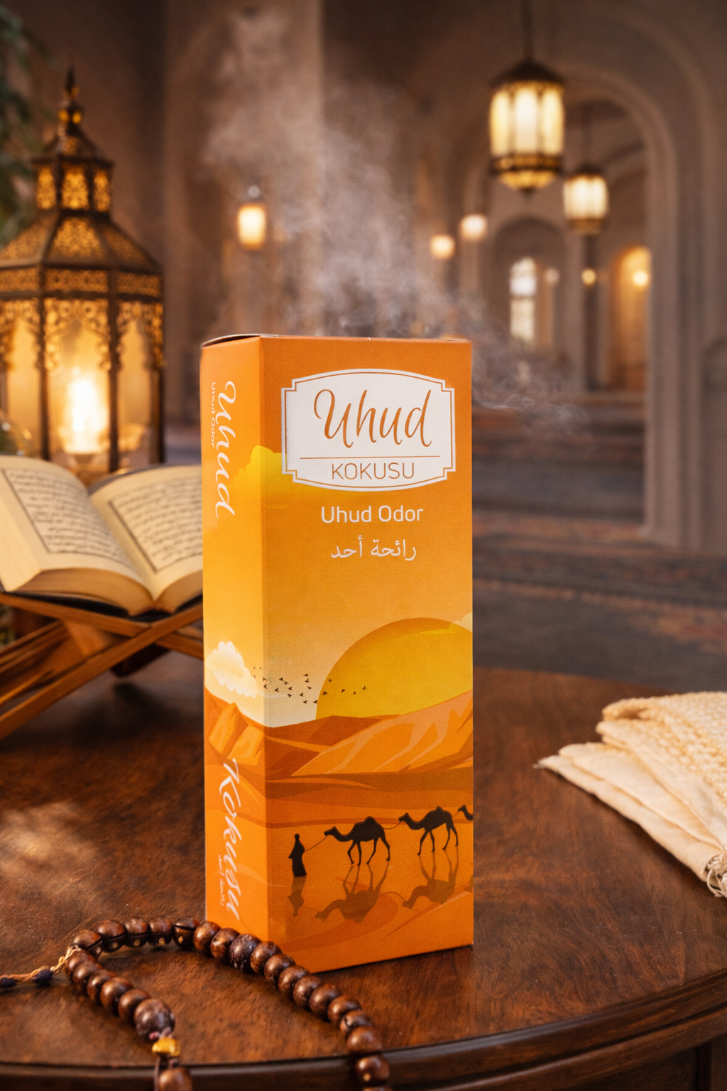 Uhud Kokusu Alkolsüz Oda Kokusu Sprey 400 ml | Kalıcı Cami, Ev ve Mescit Kokusu