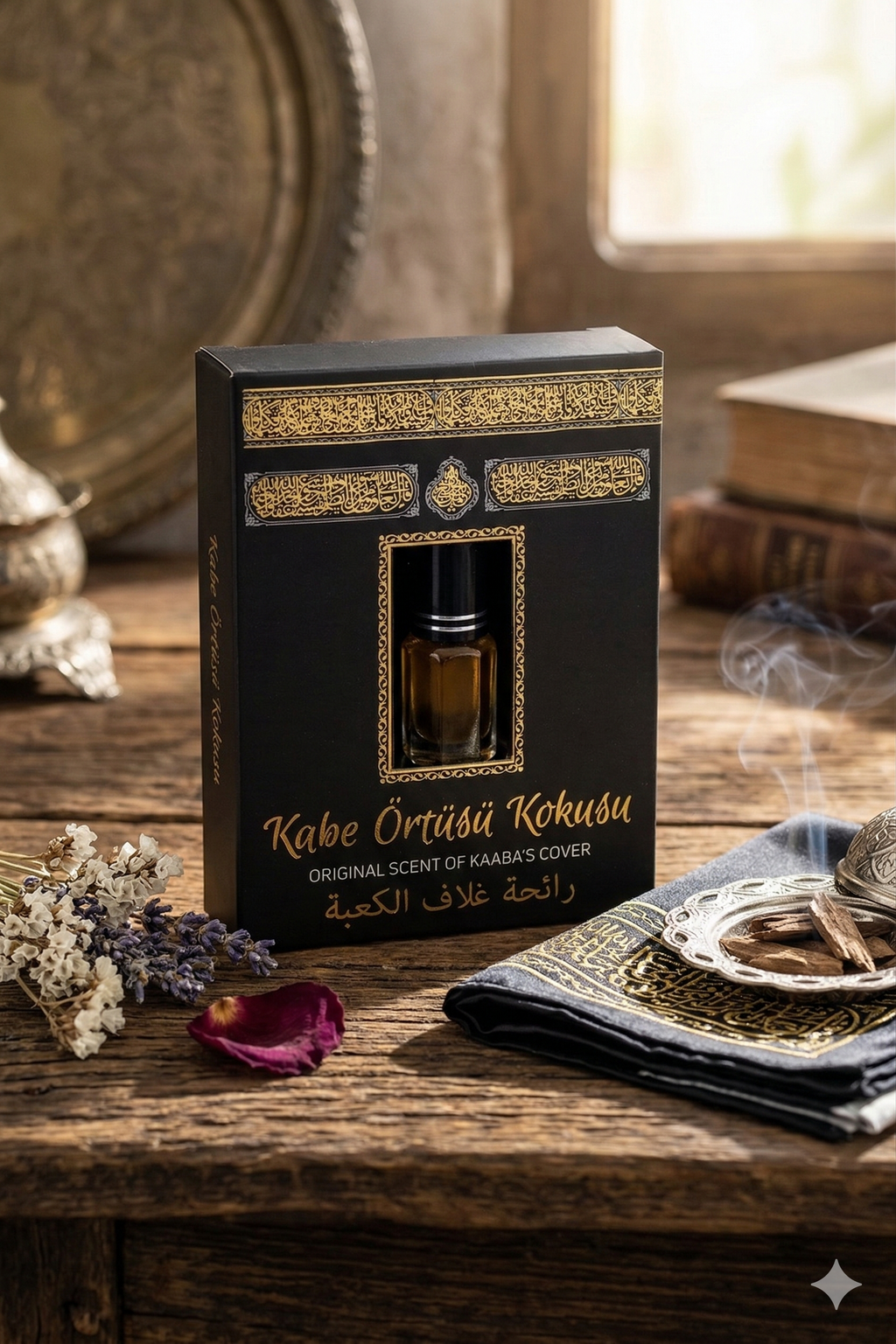 Kabe Örtüsü Kokusu Alkolsüz Esans Parfüm 3 ml Roll On – Hediyelik Kutulu Kalıcı Koku