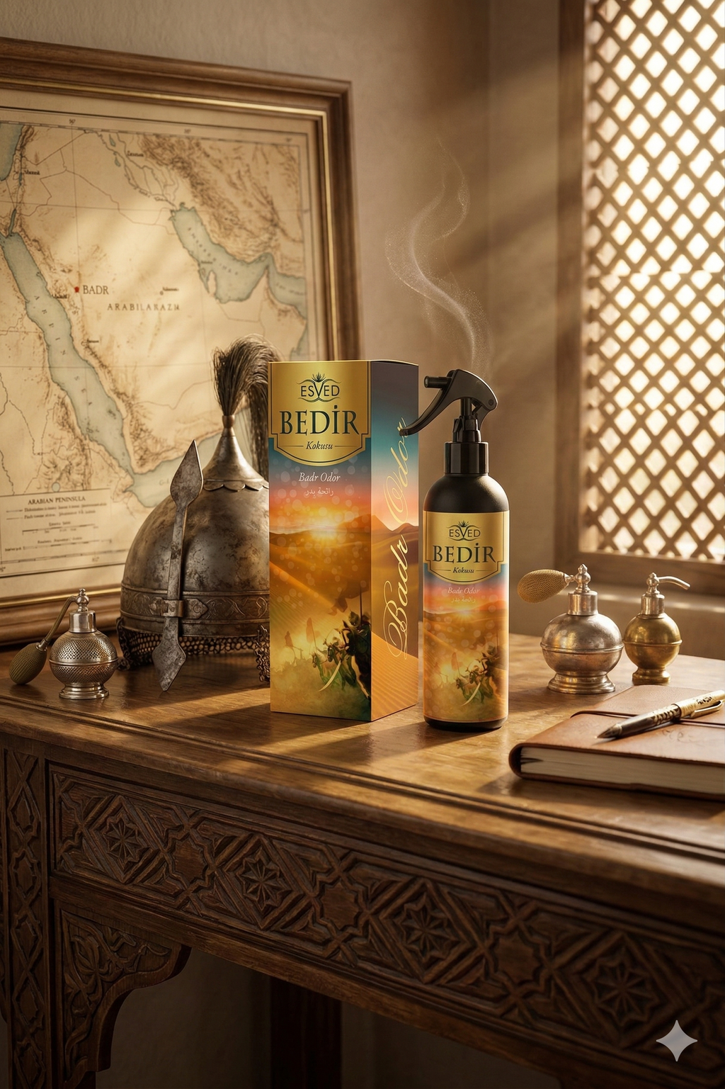 Bedir Kokusu Alkolsüz Oda Kokusu Sprey 400 ml | Kalıcı Cami, Ev ve Mescit Kokusu
