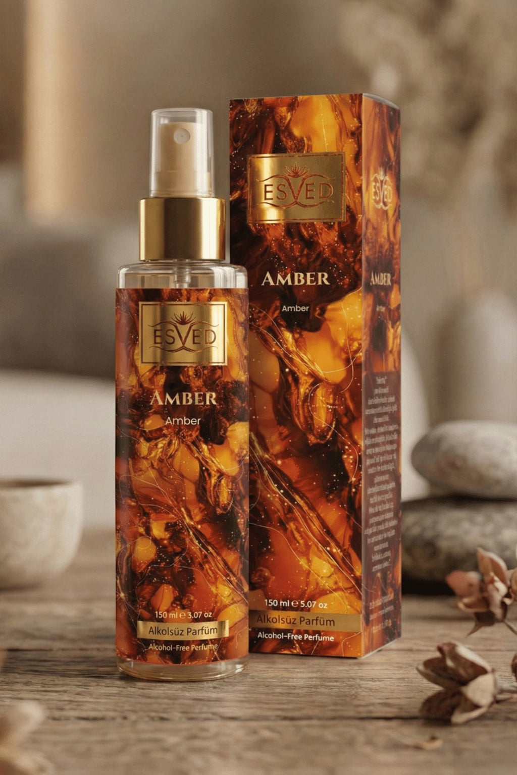 Amber Kokusu Alkolsüz Parfüm 150 ml.