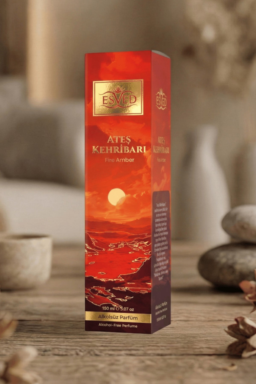 Ateş Kehribarı Kokusu Alkolsüz Parfüm 150 ml.