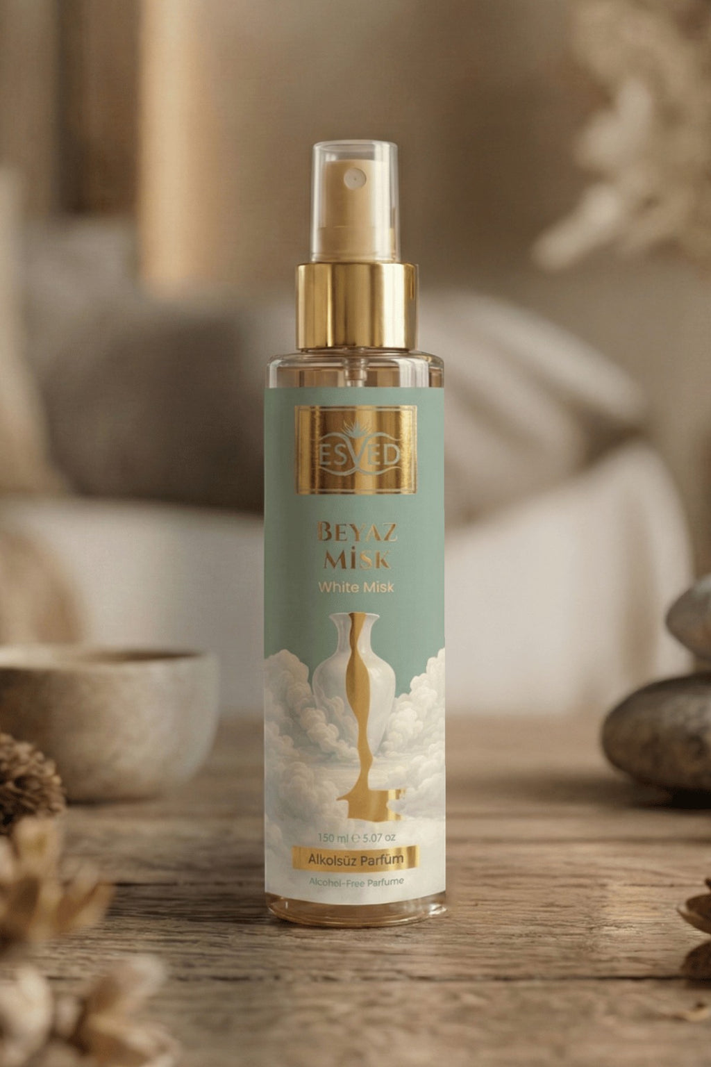 Beyaz Misk Kokusu Alkolsüz Parfüm 150 ml.