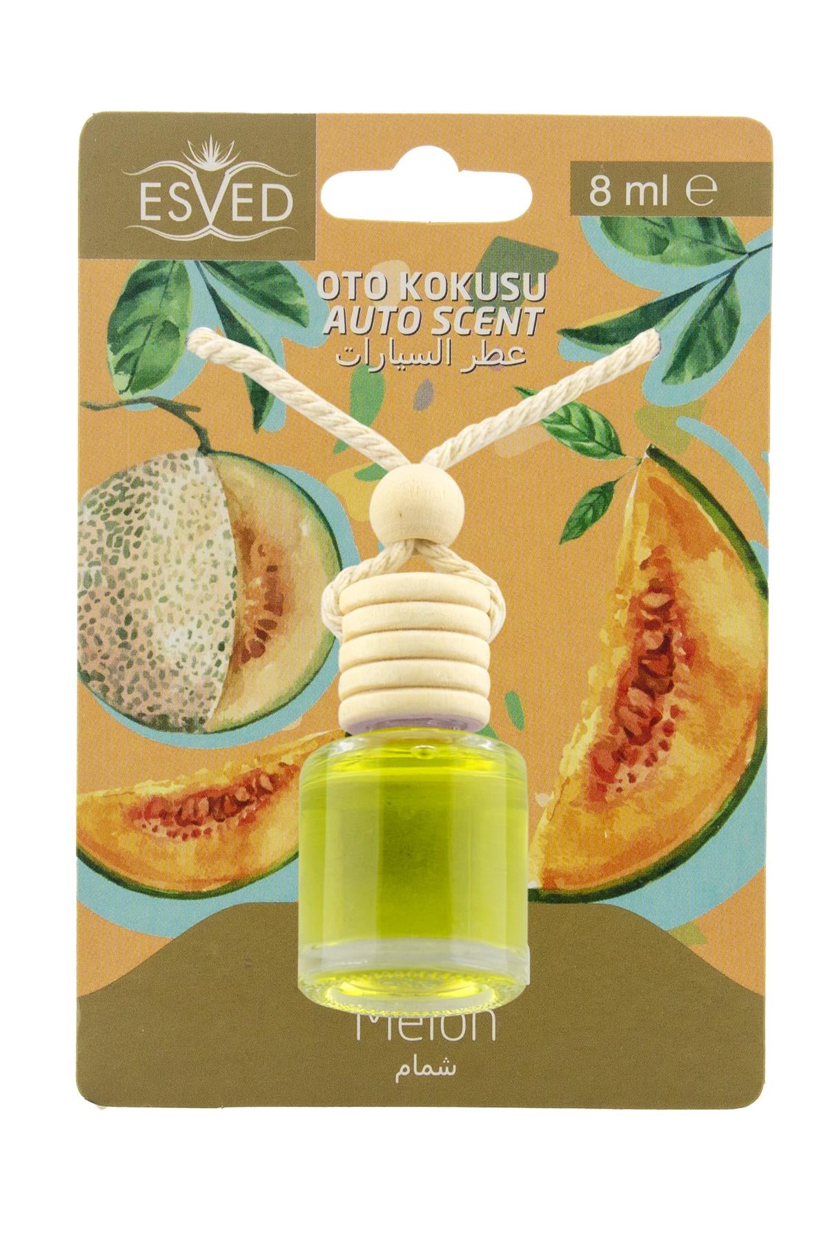 Kavun Kokusu 8 Ml Araba Kokusu Cam Şişe