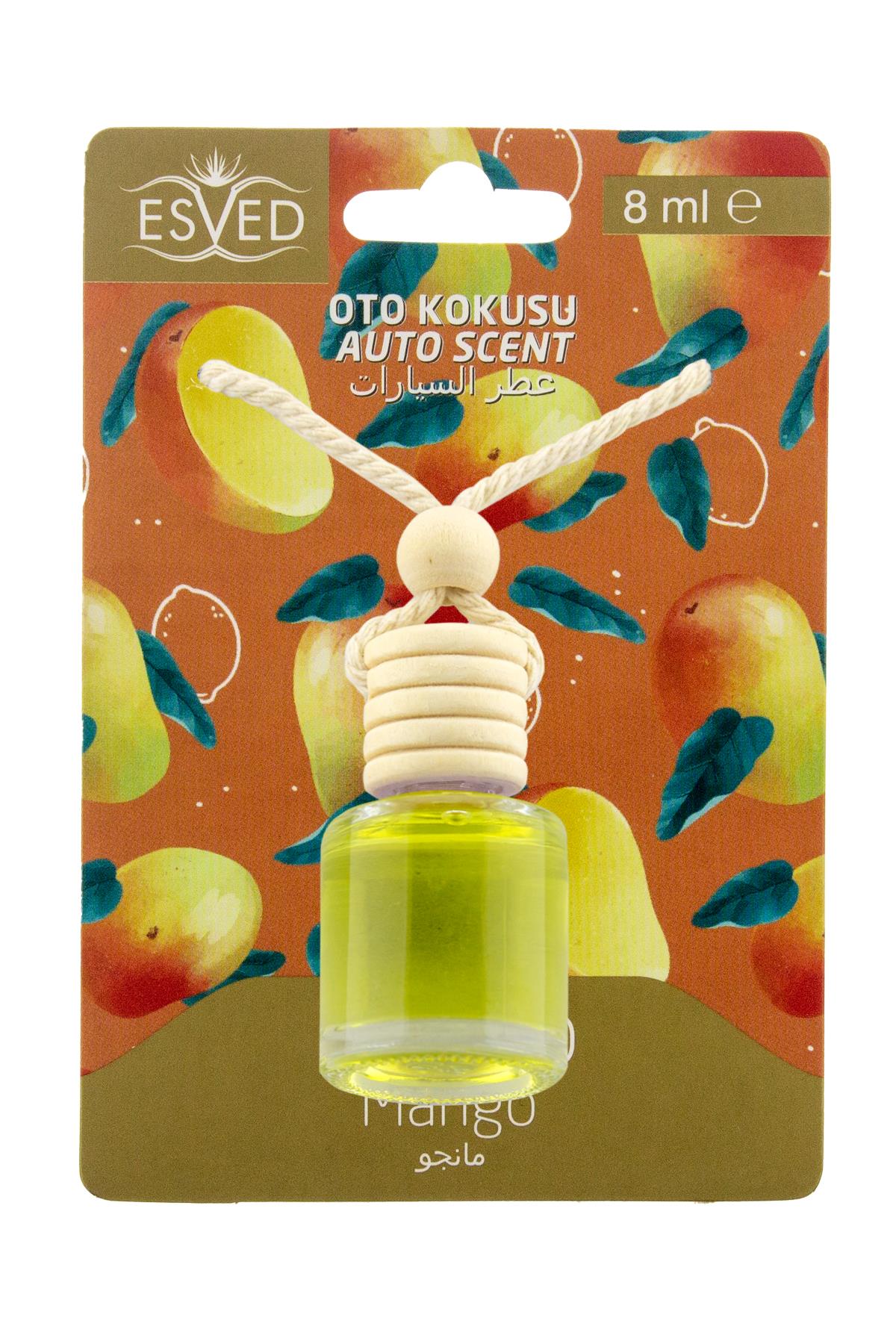 Mango Kokusu 8 Ml Araba Kokusu Cam Şişe