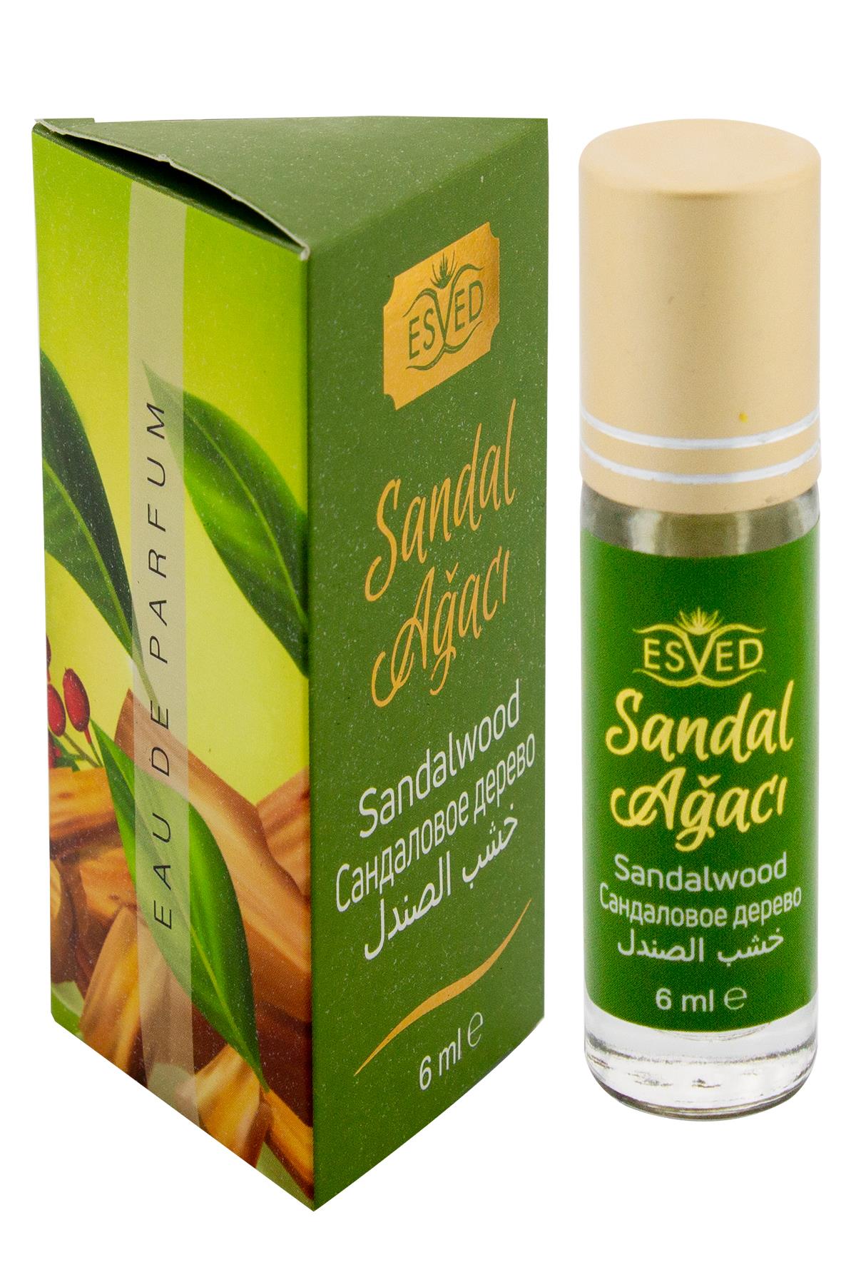 Sandal Ağacı Kokusu Alkolsüz Esans 6Ml. 6'lı Paket