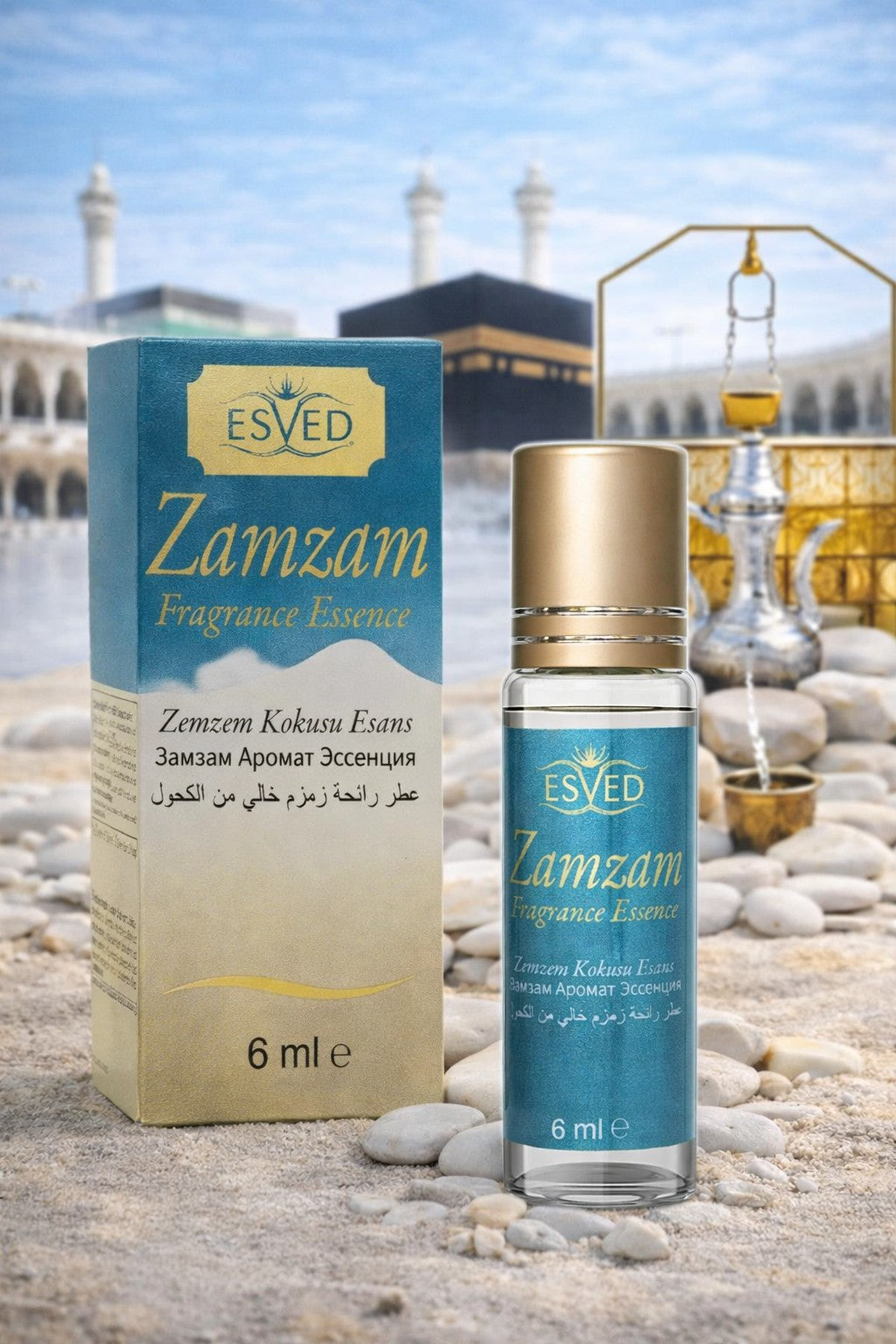 Zemzem Kokusu Alkolsüz Esans 6Ml. 6'lı Paket